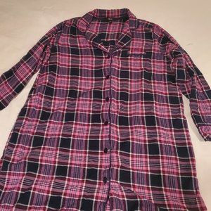 NWOT Flannel Sleep Shirt